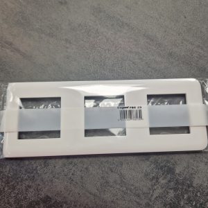 Plaque pour prise et interrupteur legrand mosaic - 3x2 modules vertical - blanc 078823L