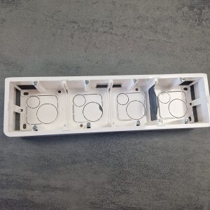 Cadre legrand mosaic pour support réf. 802 54 - prof 40 mm - 10 ou 4x2 modules horizontal 080284