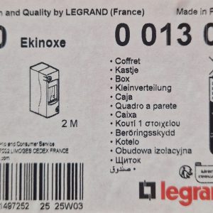 Legrand - Coffret cache-bornes - 2 modules - blanc RAL 9010 - Réf : 001302