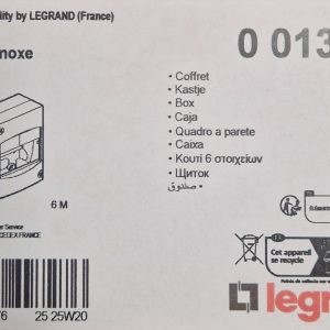 Legrand - Coffret cache-bornes - 6 modules - blanc RAL 9010 - Réf : 001306