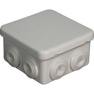 Boite de dérivation étanche 80x80 Gris - EUROHM 50033