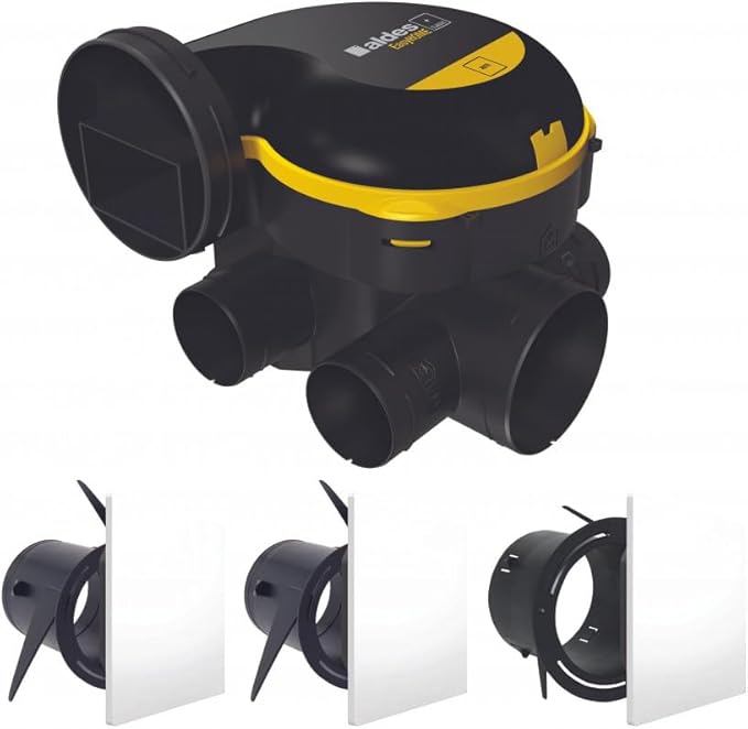 kit easyhome auto + 3 grilles colorline - aldes 11026033