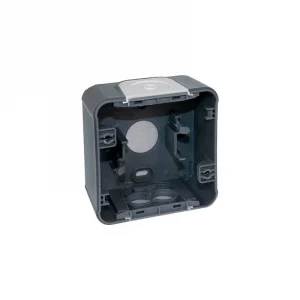 Boîte Oxxo - 1 poste - Gris - IP55 Réf 60860