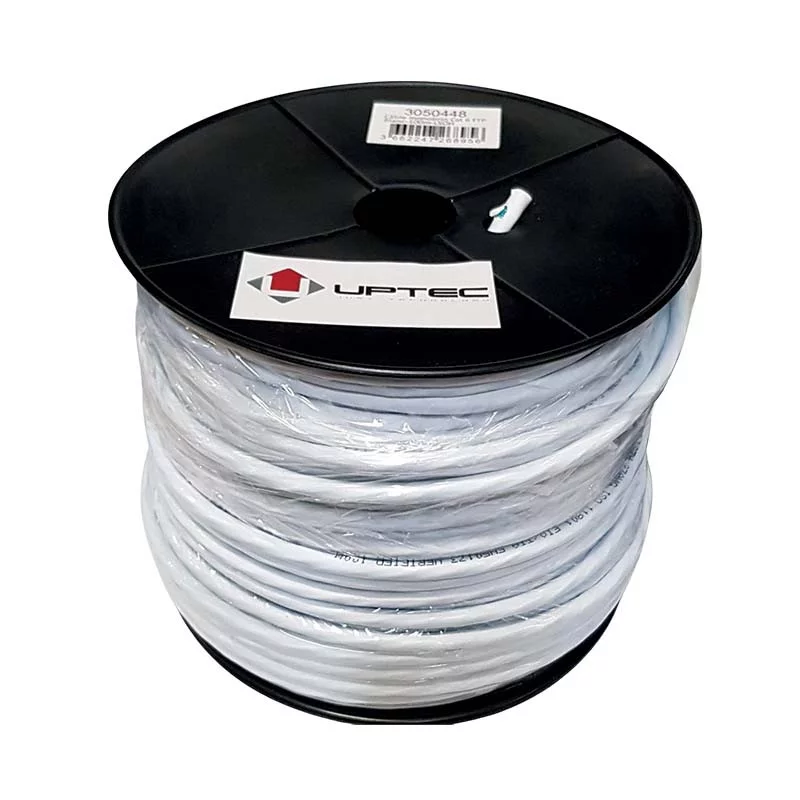Câble monobrin UPTEC - CAT6 FTP - 100m - Blanc Réf 3050448