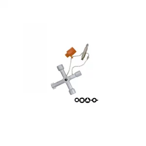 e-robur Clé en croix universelle pour armoires électriques Réf 394010