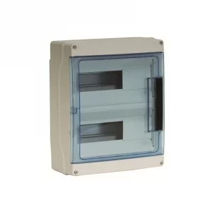 Eur'Ohm Coffret étanche modulaire 24 modules - IP65 - Avec opercules prédécoupées Réf 19115