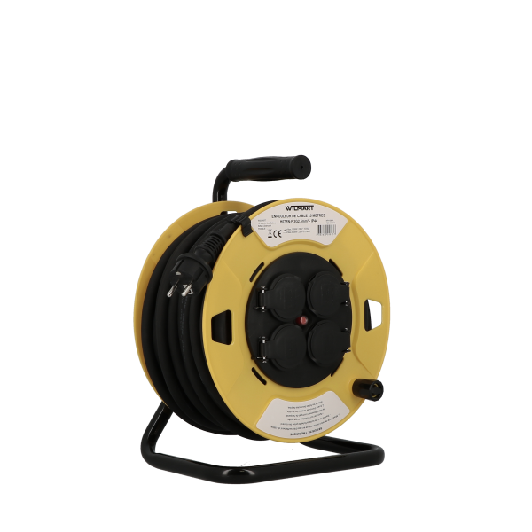 Enrouleur de câble H07RN-F 25 m-3g2,5mm² - IP44 ECO Référence: 005813