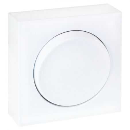 60902 EUR'OHM DUNE Bouton poussoir blanc