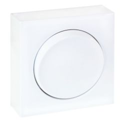 60903 EUR'OHM DUNE Interrupteur va et vient lumineux blanc