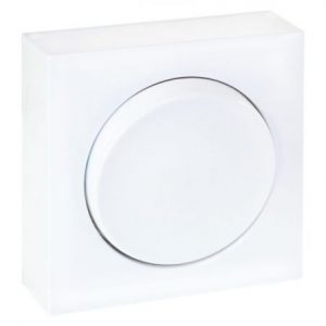 60905 EUR'OHM DUNE Bouton poussoir lumineux blanc