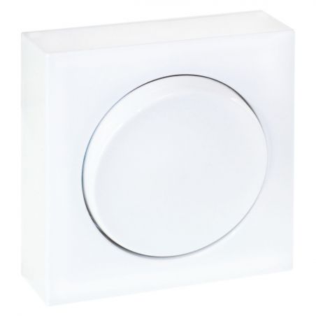 60905 EUR'OHM DUNE Bouton poussoir lumineux blanc