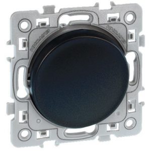 Eur'ohm Square - Interrupteur va et vient anthracite - Réf : 60301