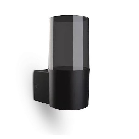 Miidex Lighting - Applique Murale Cylindrique Noir E27 x1 - Réf : 100938