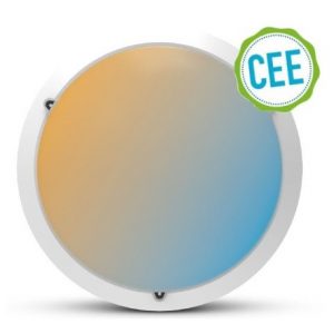 Miidex Lighting - LED Hublot Blanc + Détecteur RF Ø300 - 15W - CCT - Réf : 100635