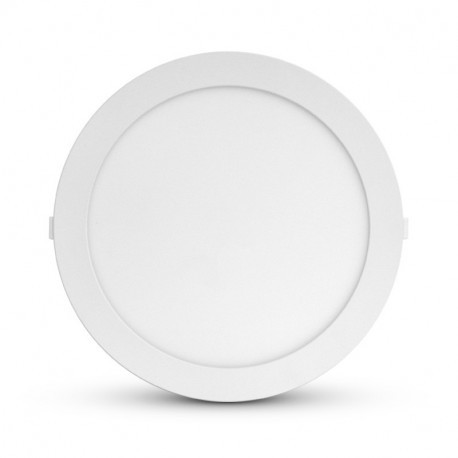 Miidex Lighting - Plafonnier LED Blanc Ø300 24W 4000K - Réf : 77671
