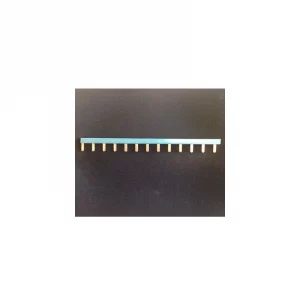 eur'ohm Peigne horizontal 1P réversible bleu/noir - 63A - 13 modules 19065