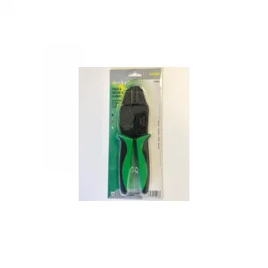 ROBUR Pince à sertir à cliquets - 0,5 à 16 mm2 - Vert/noir Réf 442008