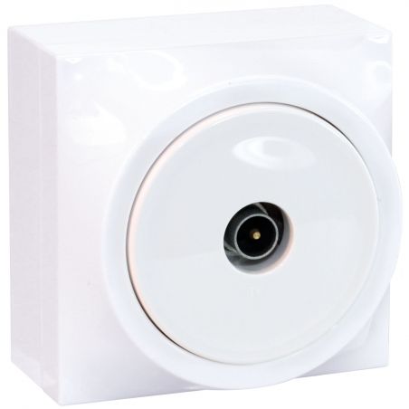 60964 EUR'OHM DUNE Prise TV blanc