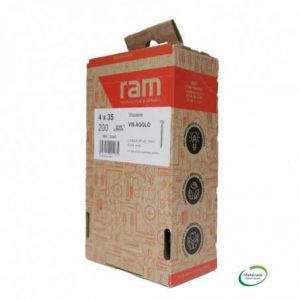 RAM 22423 - Vis tete fraisee Pozidriv 4x35mm - Boite de 200 pcs