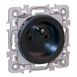 Square Prise de courant 2P+T 16 Anthracite - EUROHM 60360