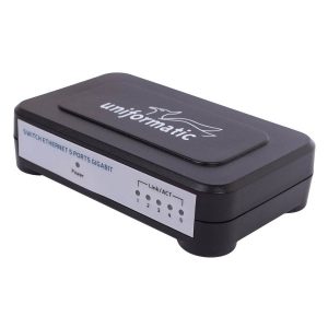 Switch Desktop 5 Ports 10/100/1000 Gigabit Uniformatic 61003