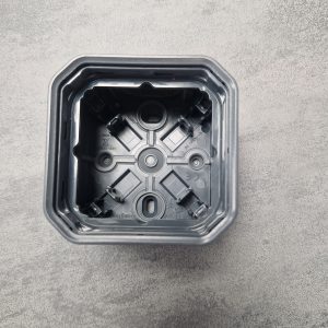 Legrand - Boîtier saillie étanche Plexo 1 poste avec 2 embouts à membrane et 1 entrée - anthracite - Réf : 069601L