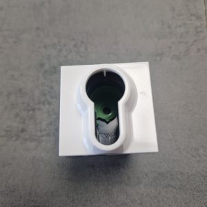 Interrupteur à clé Legrand Mosaic - 2 positions - barillet européen - 6 A - 2 mod - blanc 077074