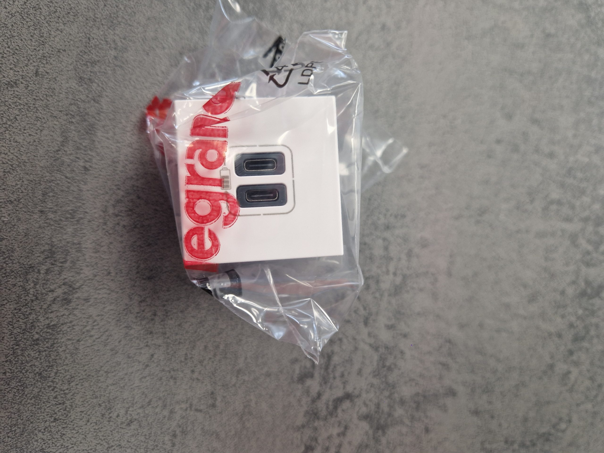 Chargeur double USB Type-C Legrand Mosaic 5V 3A 15W - 2 modules - Blanc