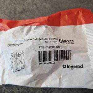 Prise télévision simple mâle céliane - étoile blindée CM0382
