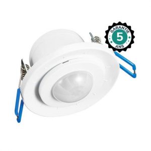 Détecteur de mouvement infrarouge LED encastrable 360° - Garantie 5 ans 75493